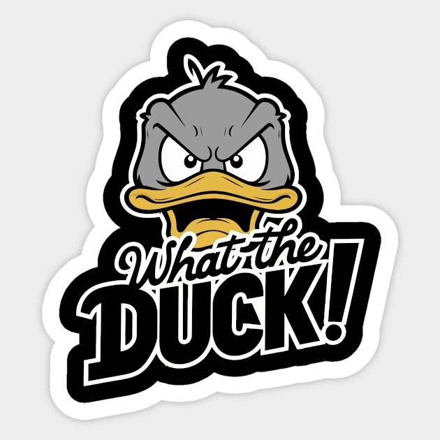 What the duck Sticker by Habli